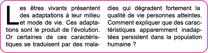Les  tres vivants pr sentent des adaptations   leur milieu et mode de vie  Ces adaptations sont le produit de l  volu   