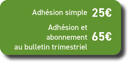25 ,65 ,Adh sion simple Adh sion et abonnement au bulletin trimestrie