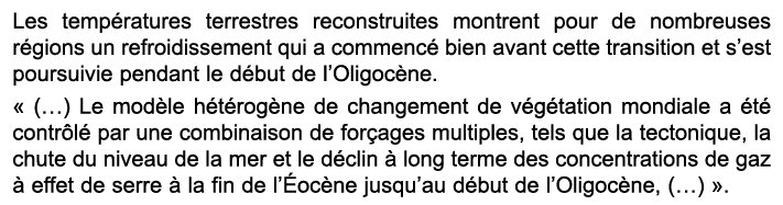 Les temp ratures terrestres reconstruites montrent pour de nombreuses r gions un refroidissement qui a commenc  bien    